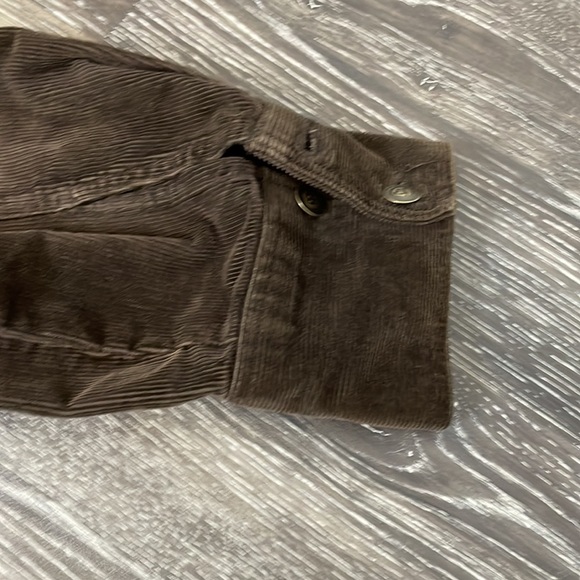 Women's Thick Brown Corduroy Jacket - Picture 10 of 16